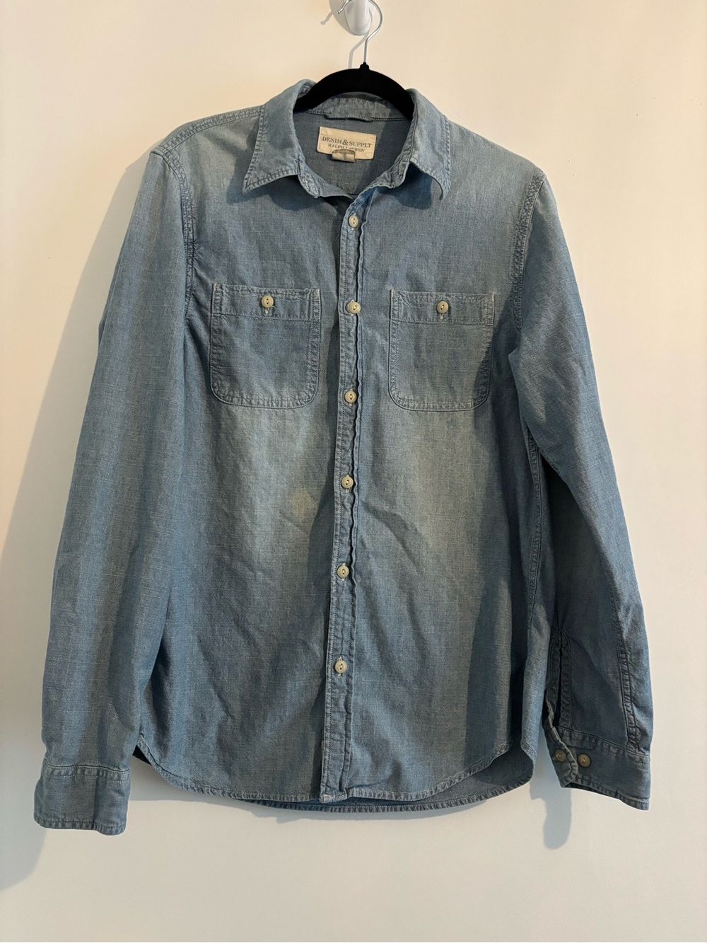 Denim & Supply by Ralph Lauren Light Blue Denim Button-Up Shirt